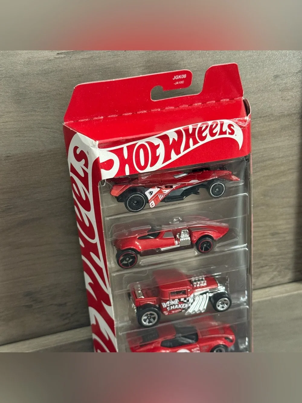 Hot Wheels Mattel 80th Anniversary Red Edition 5-Pack Die-Cast Cars Exclusive